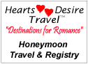 Honeymoon Travel / Honeymoon Registry - Hearts Desire Travel